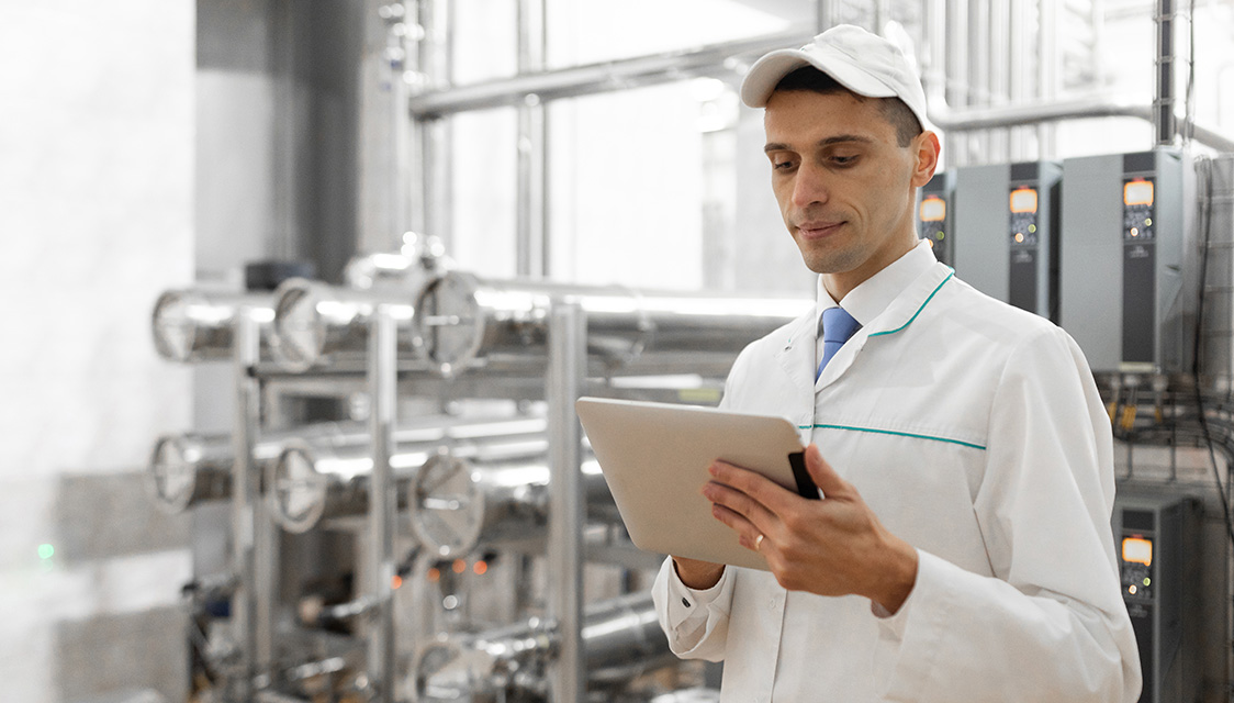 Automação de pedidos na indústria de laticínios