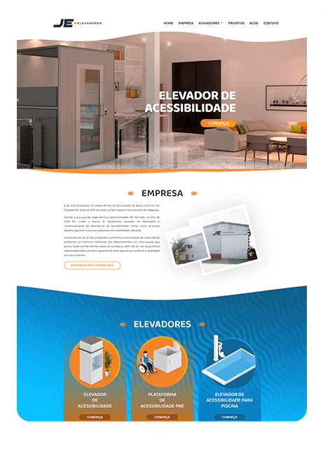 Identidade Visual JE Elevadores